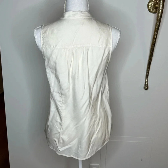 JCrew Silk Blouse with Pockets Sz. 4 - Picture 3 of 4